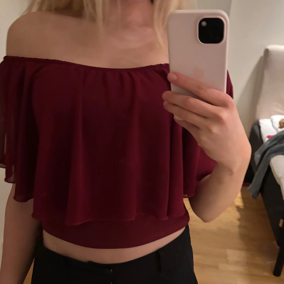 Vinröd fest topp