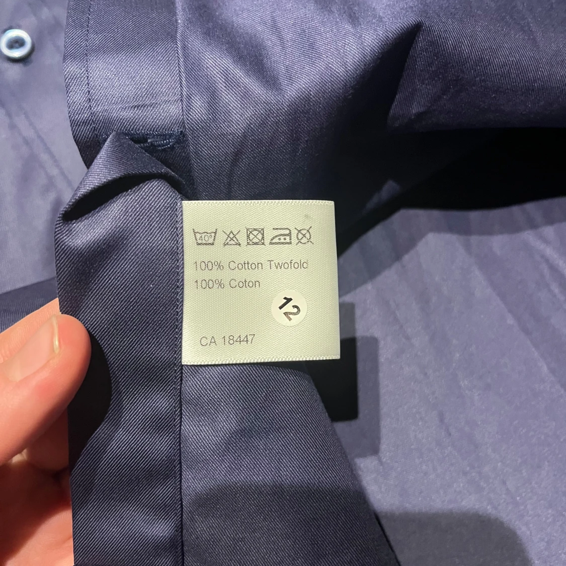 Mörkblå skjorta från Stenströms - 2