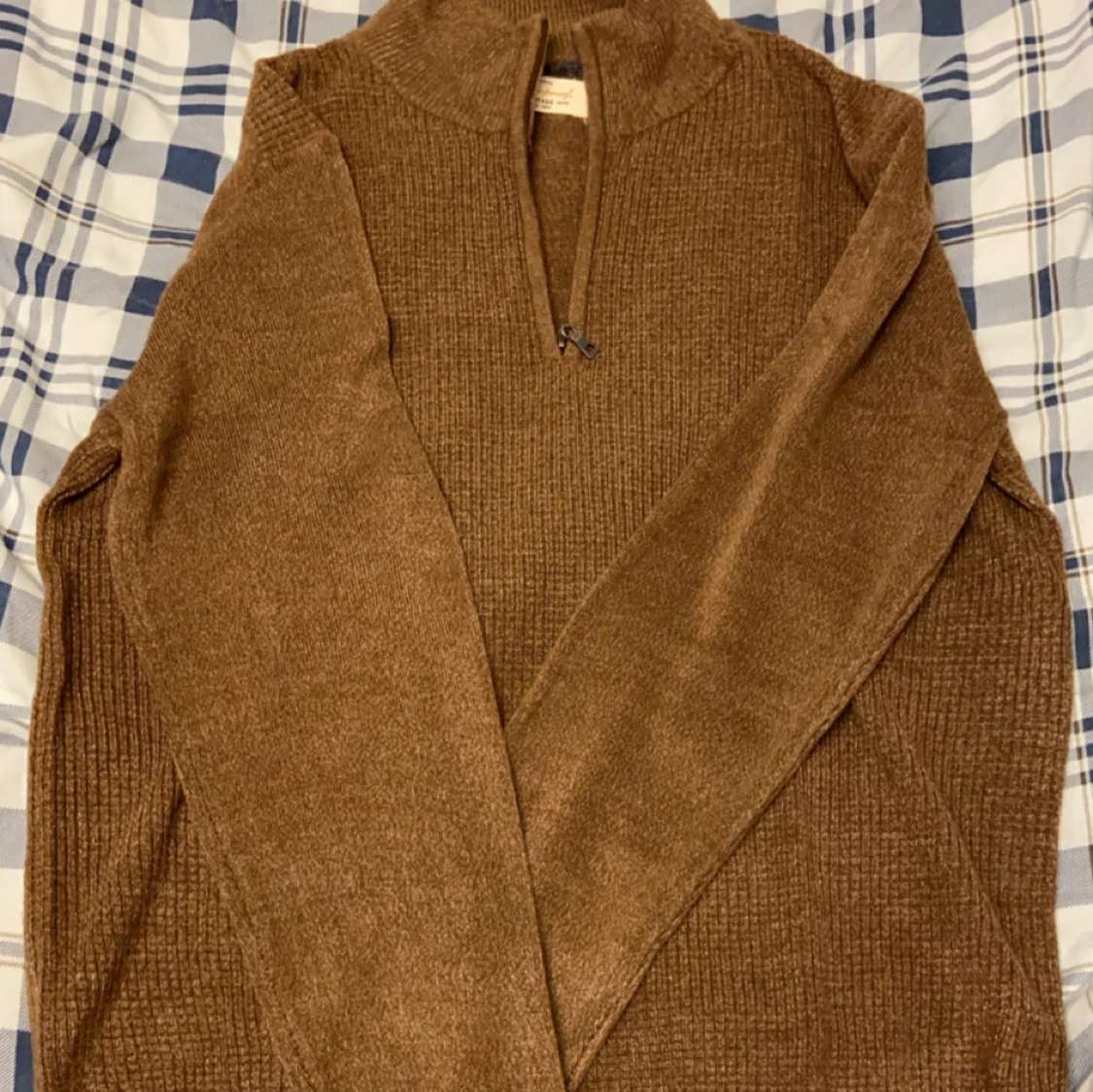 Brun tröja med dragkedja från Weatherproof Vintage - 2