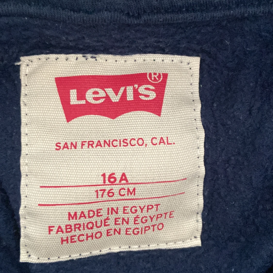 Mörkblå hoodie från Levi's - 91