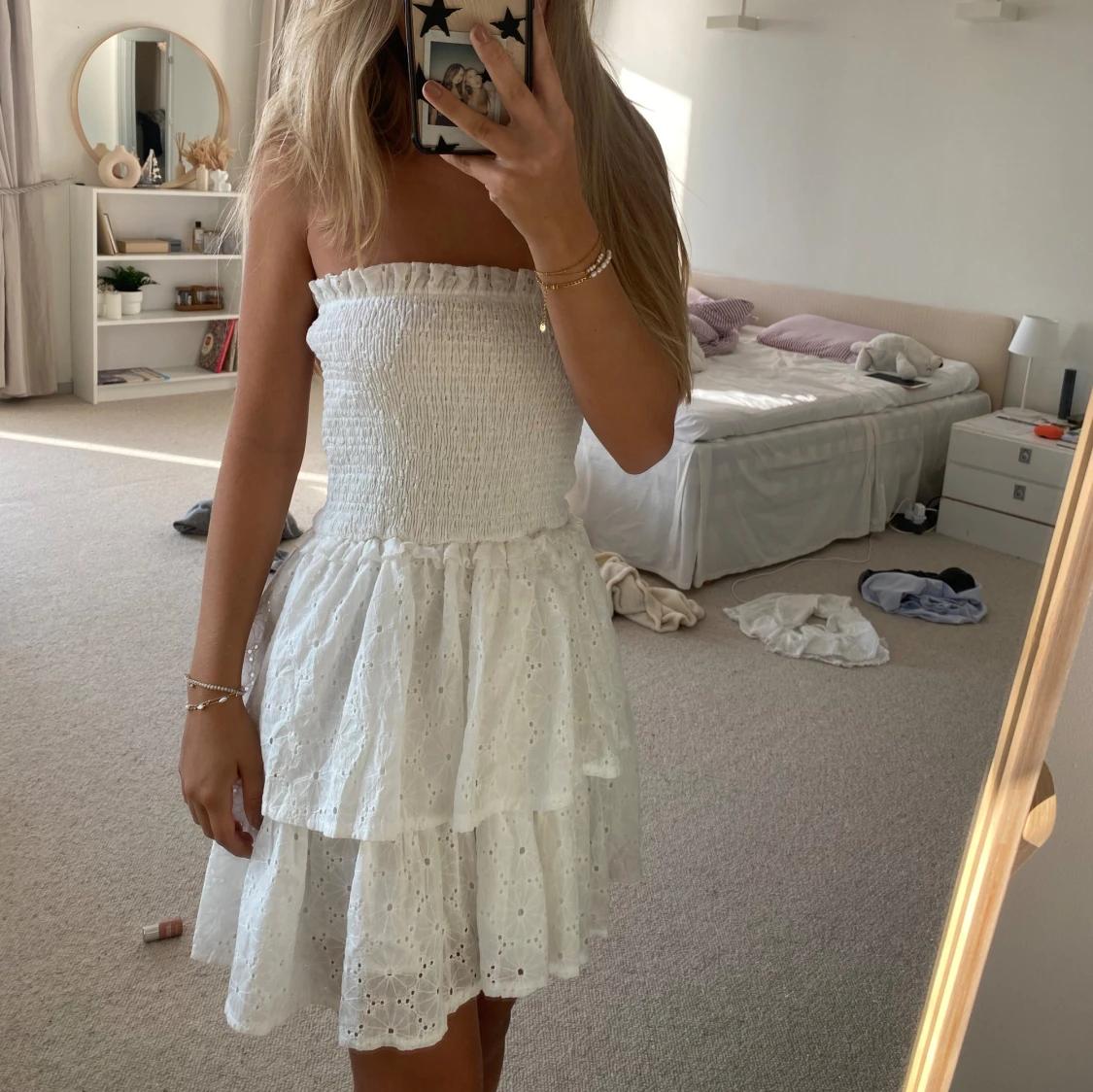 Vit klänning  - 90