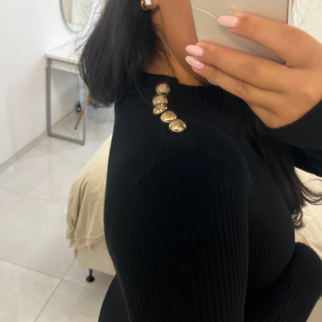 Svart marcianoklänning - 91