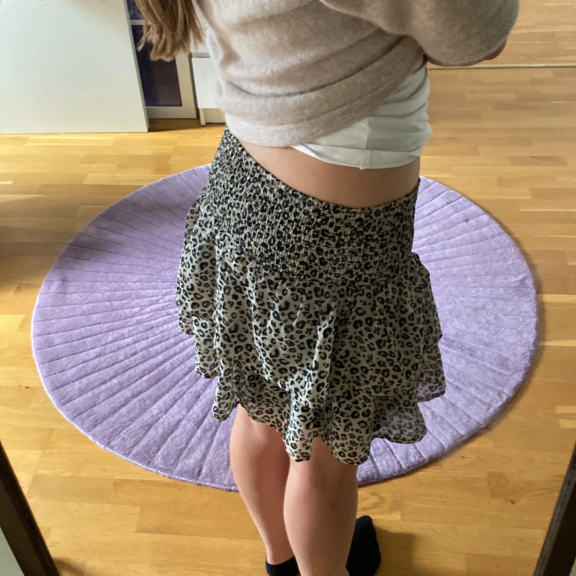 volang kjol leopard - 92