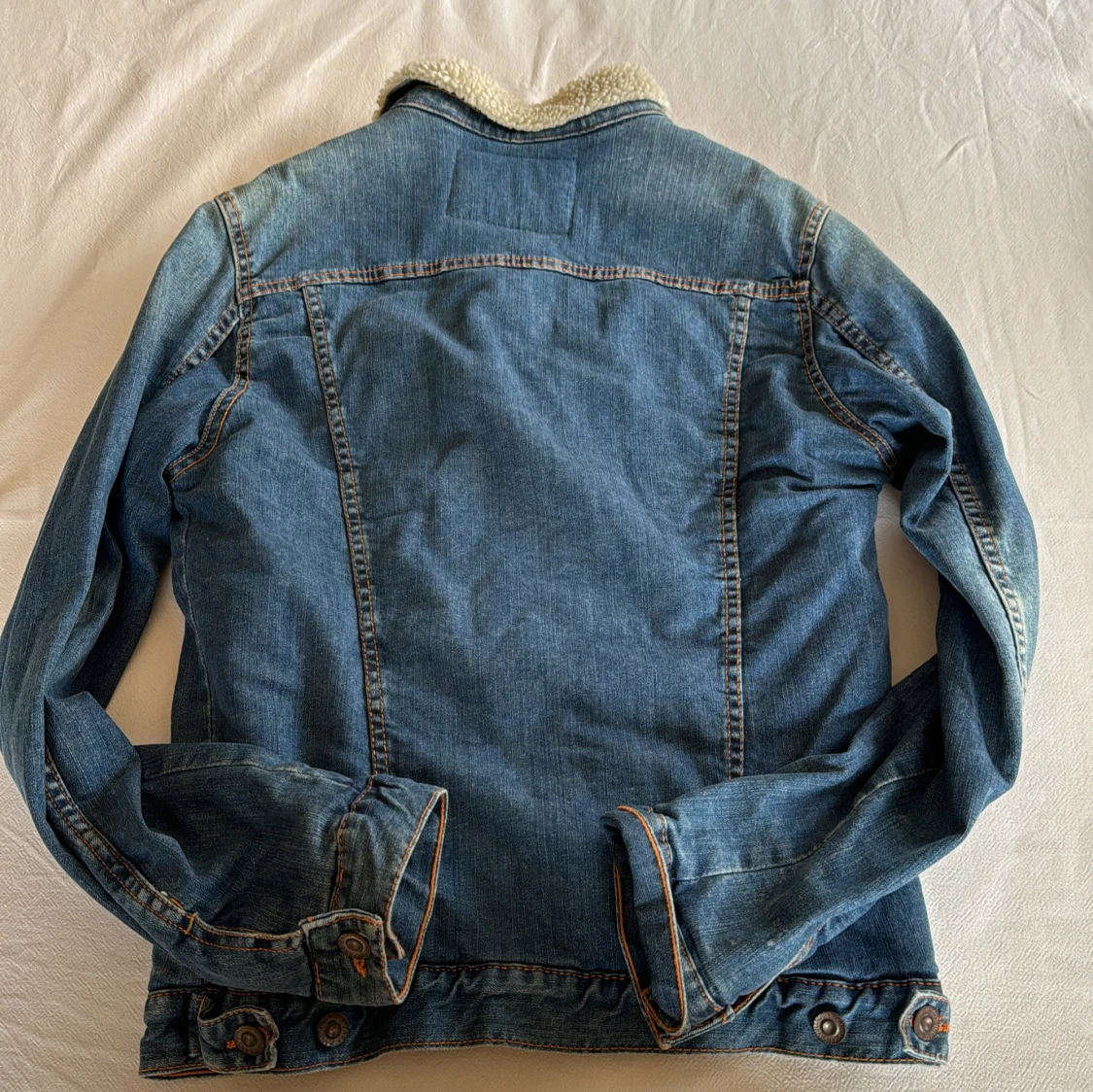 Jeansjacka med päls - Zara - Storlek S/M  - 90