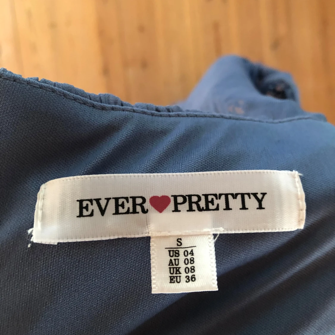 Blå långklänning  - 92