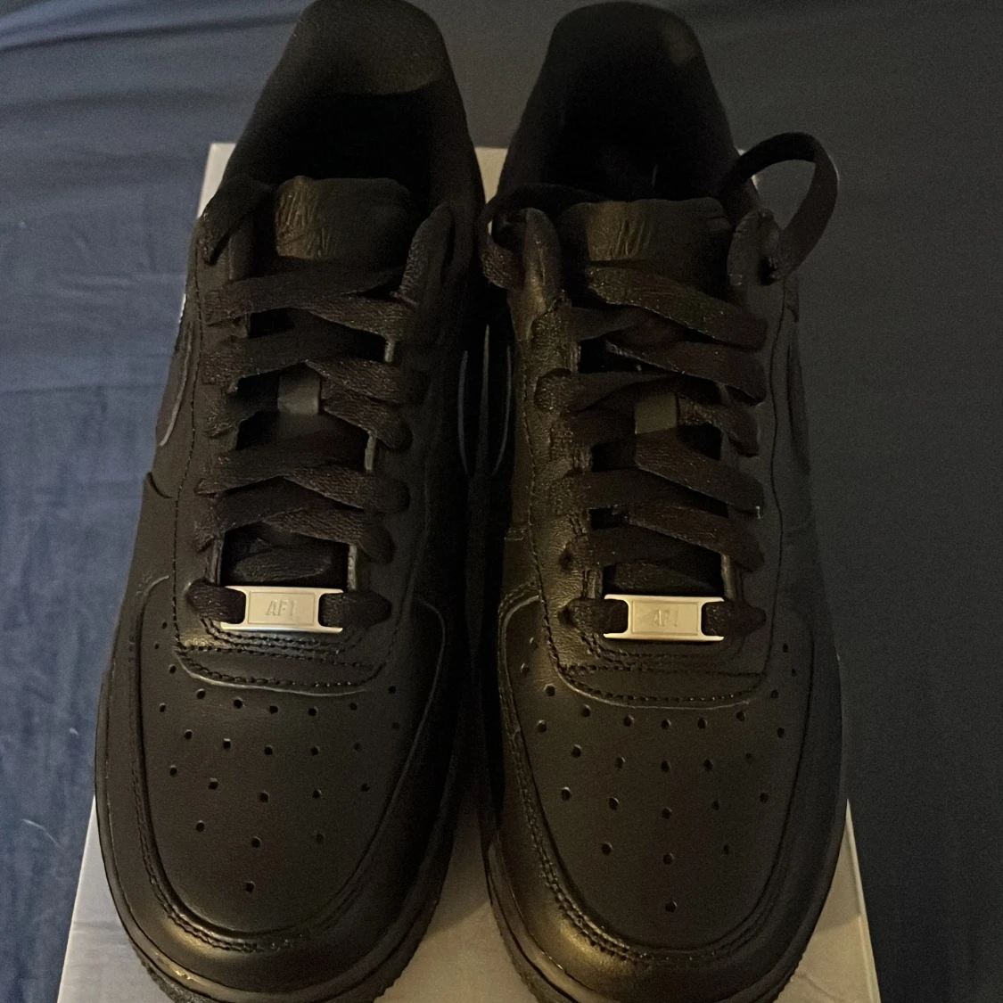 Svarta Nike Air Force 1 - 90