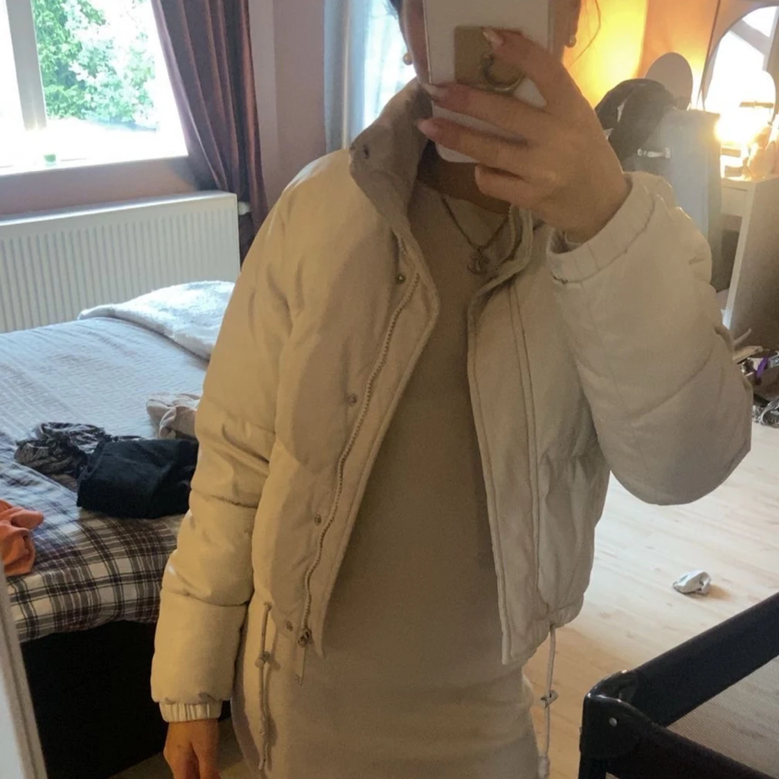 Beige pufferjacka - 92