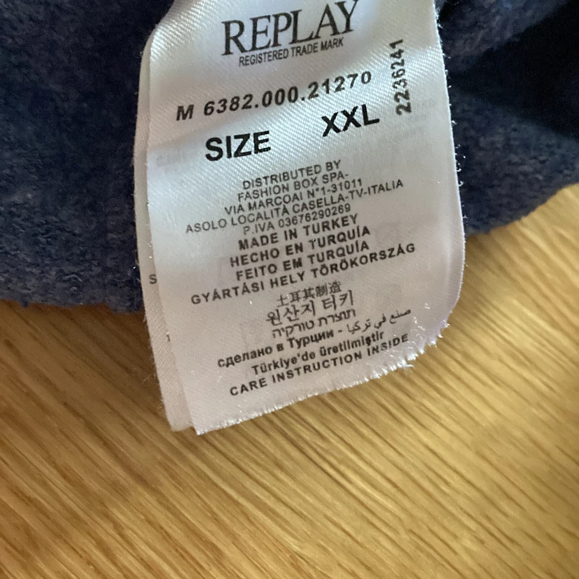 Blå replay tröja - 93