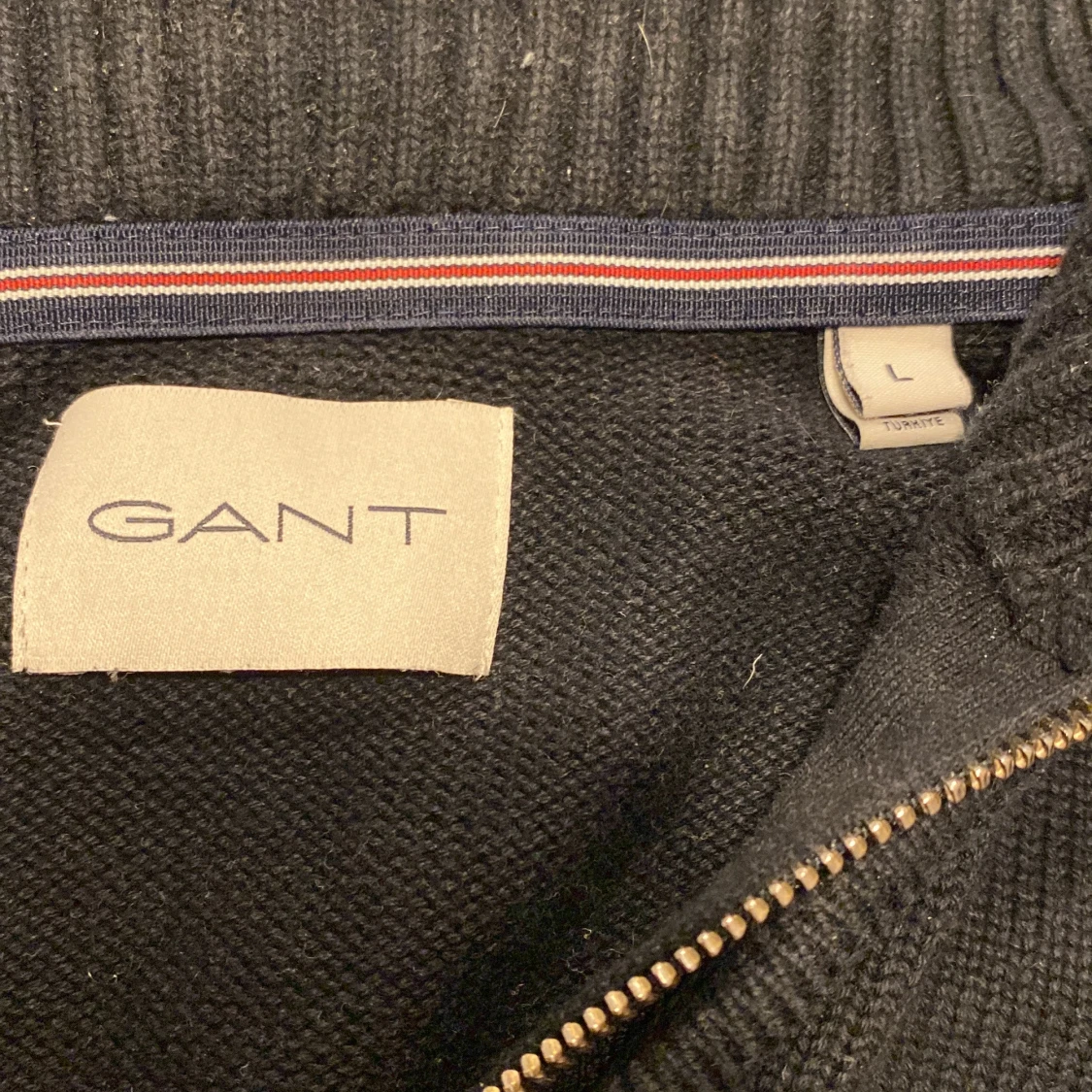 Svart tröja med dragkedja från Gant - 91