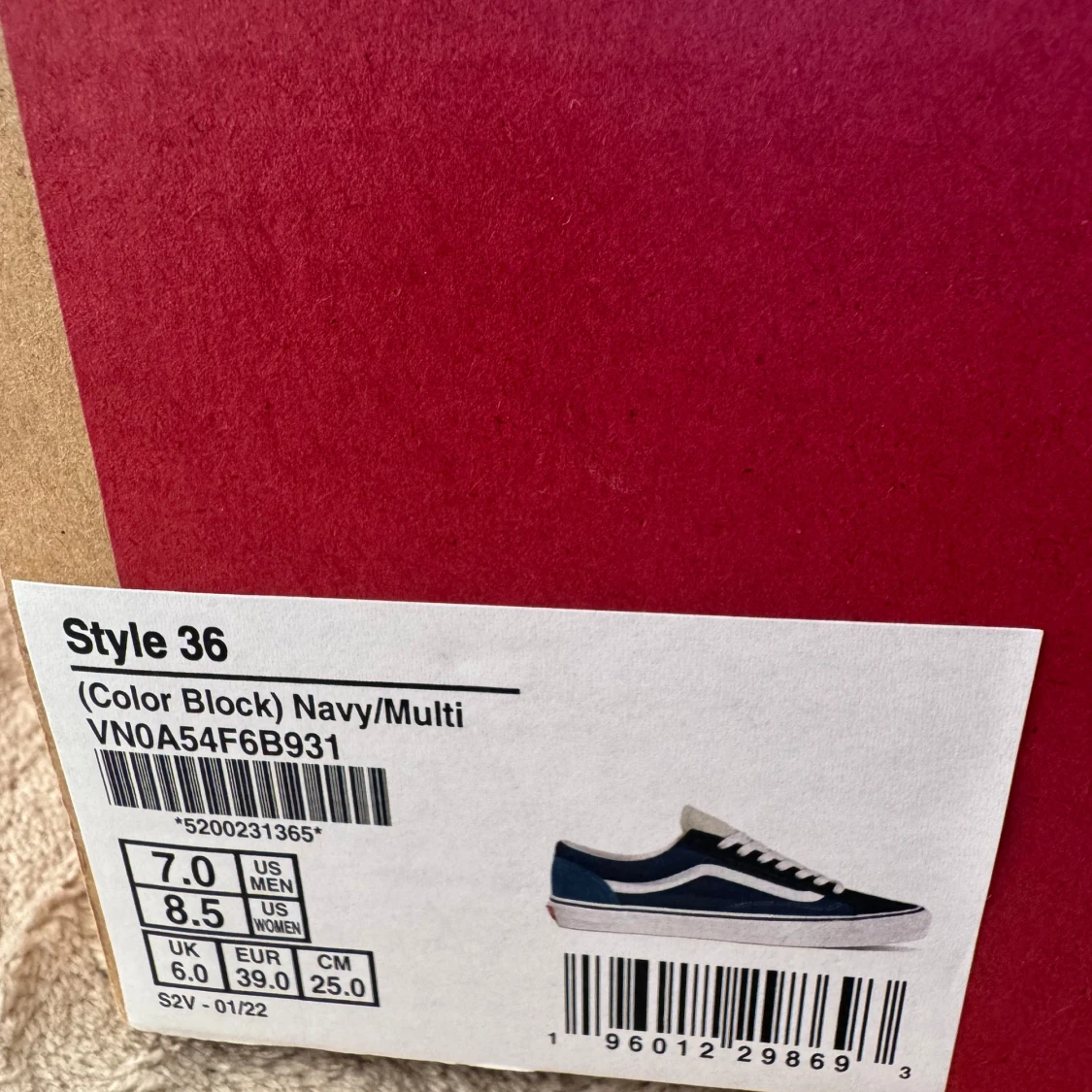 Vans Style 36 i Navy/Multi - 91