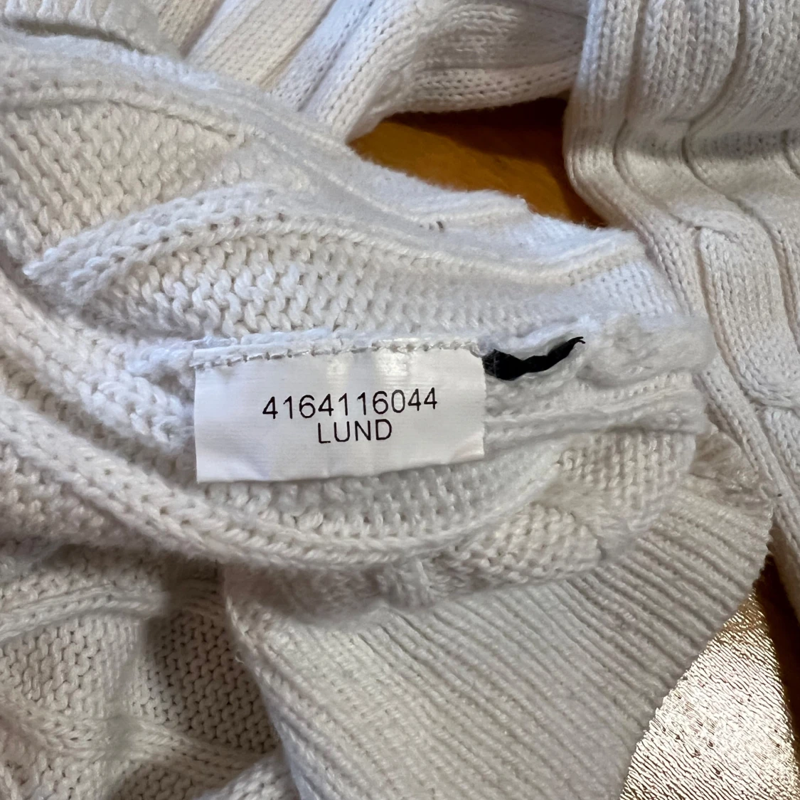 Kabelstickad vit tröja Boomerang - 92
