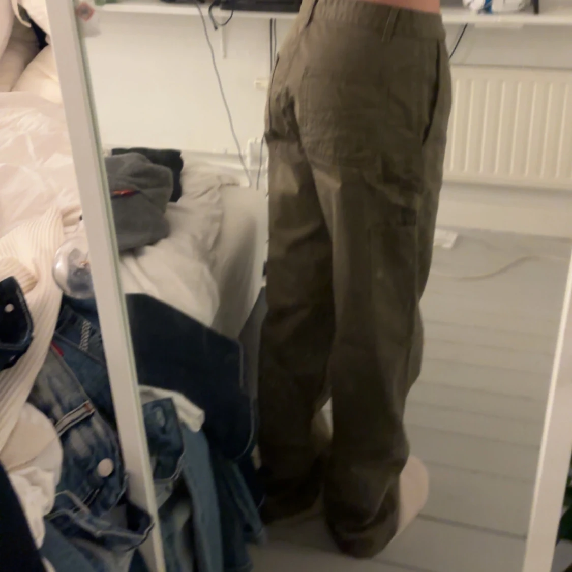 Olivgröna Carhartt byxor  - 91