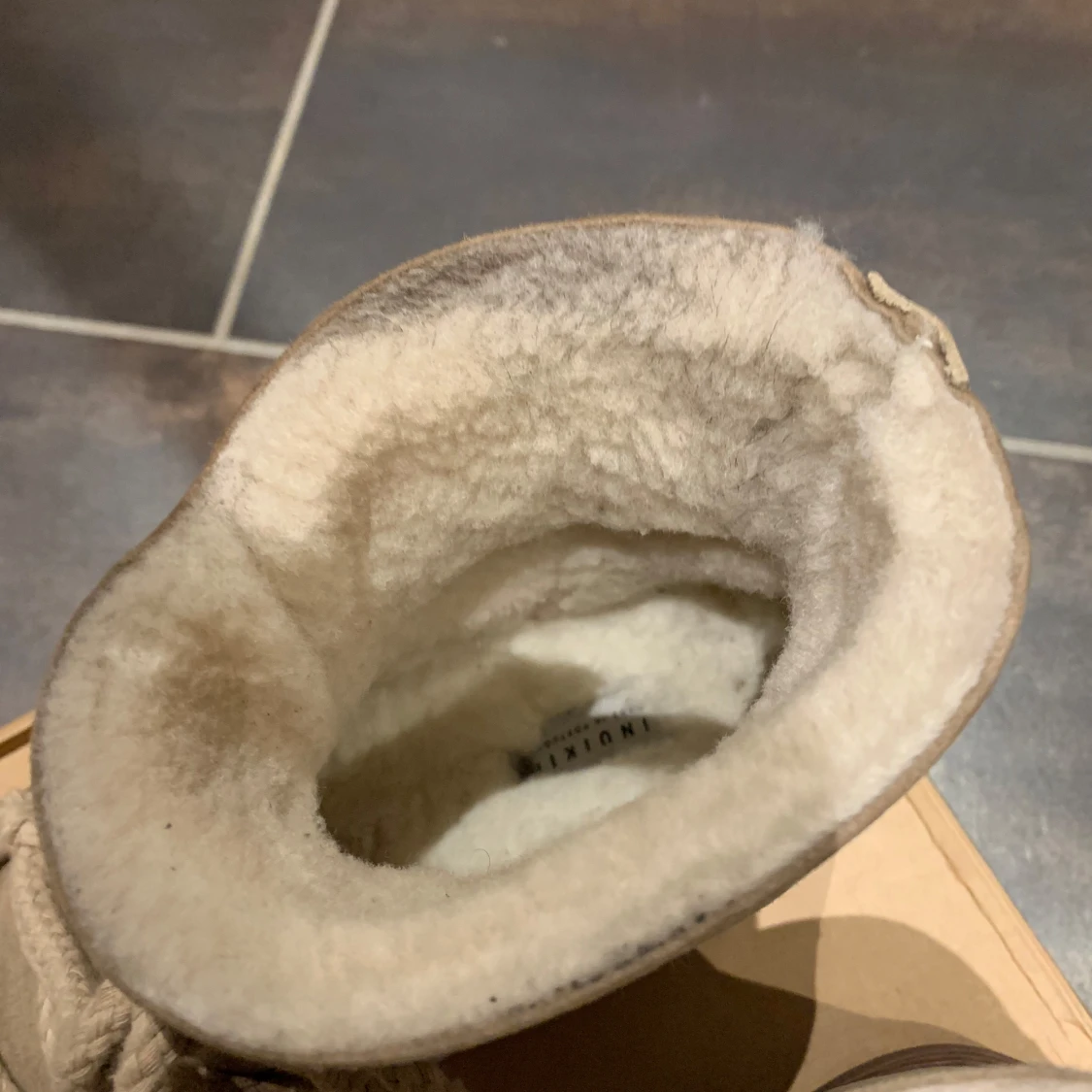 Beige vinterboots från Inuikii - 91