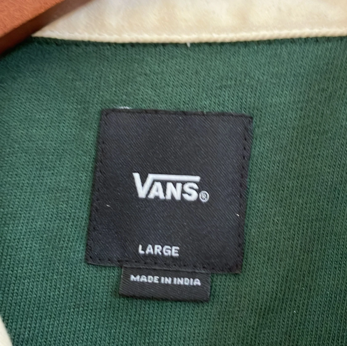 Grön långärmad pikétröja från Vans - 93