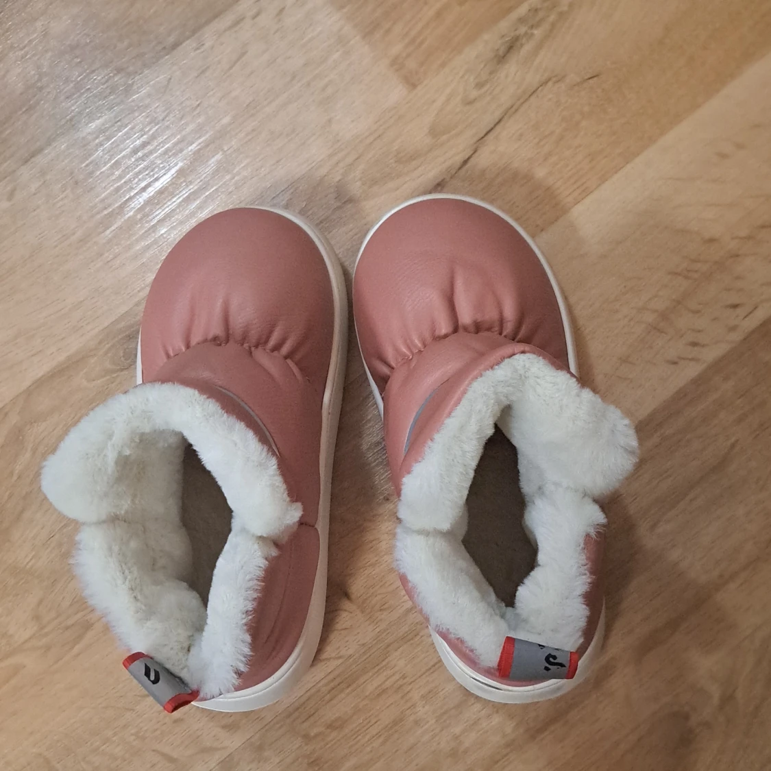 Rosa vinterboots med foder - 92