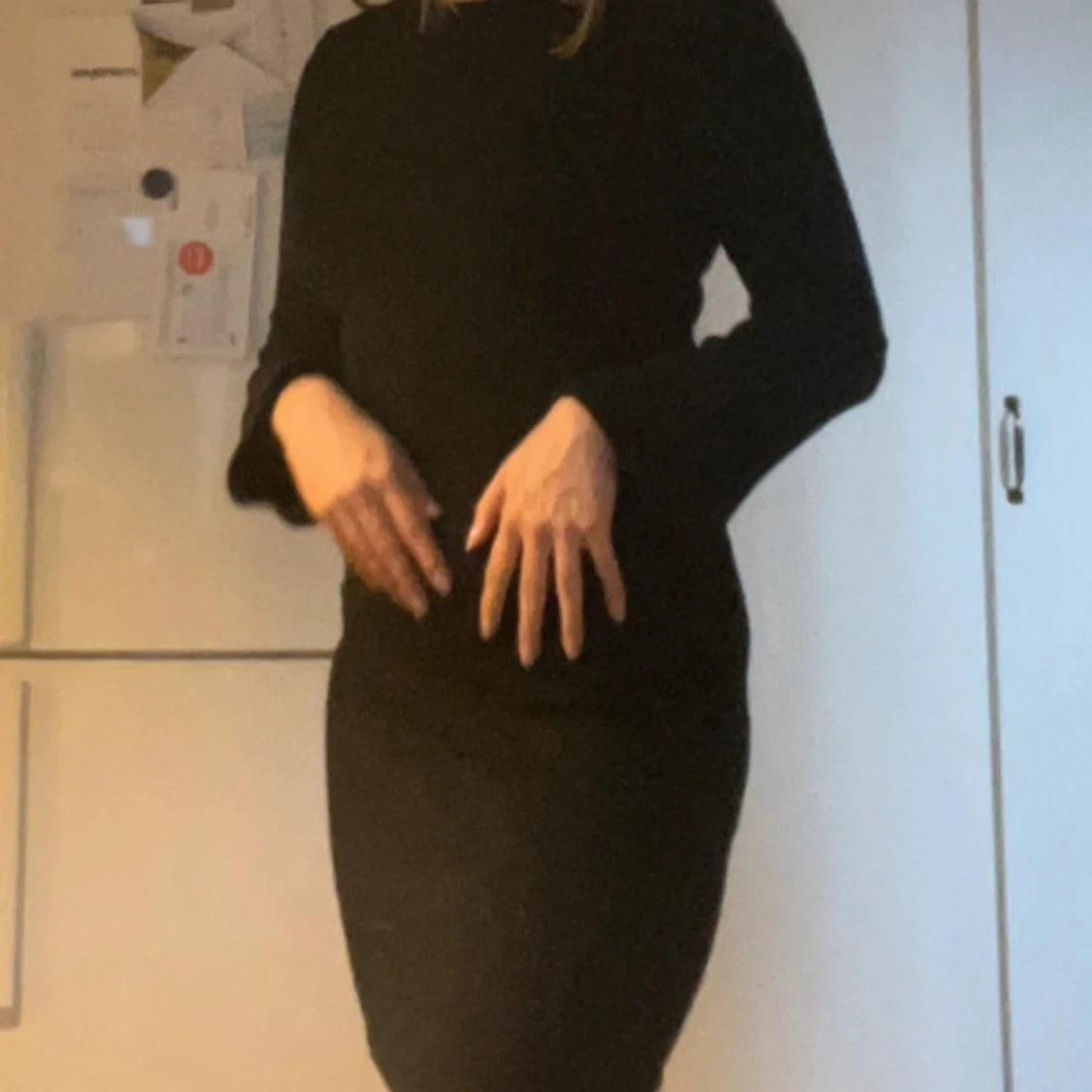 Stickad klänning - 90