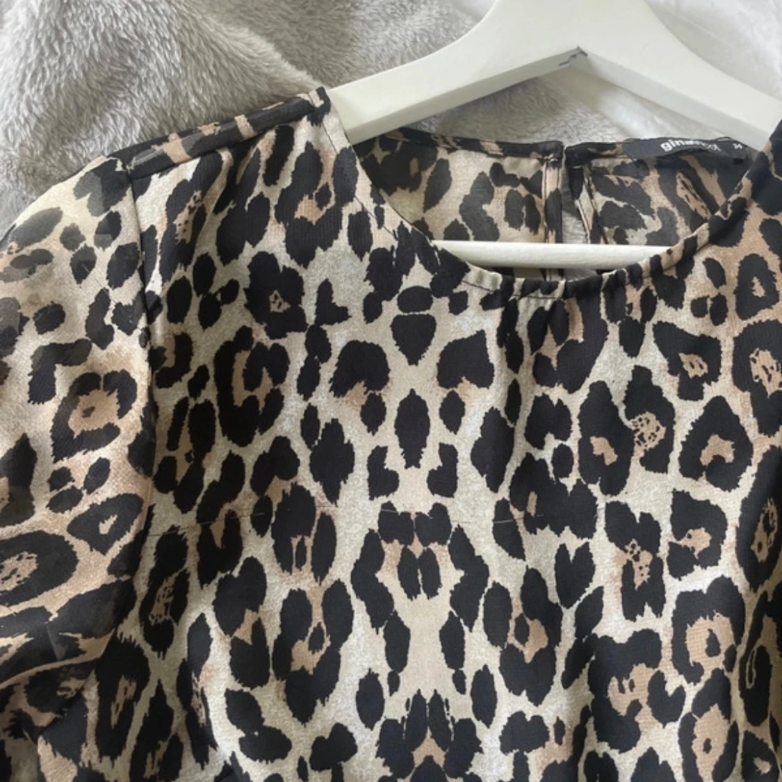 Leopard klänning  - 91