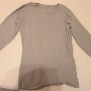 Tröja - Långärmad t-shirt i grått. Säljs för 40