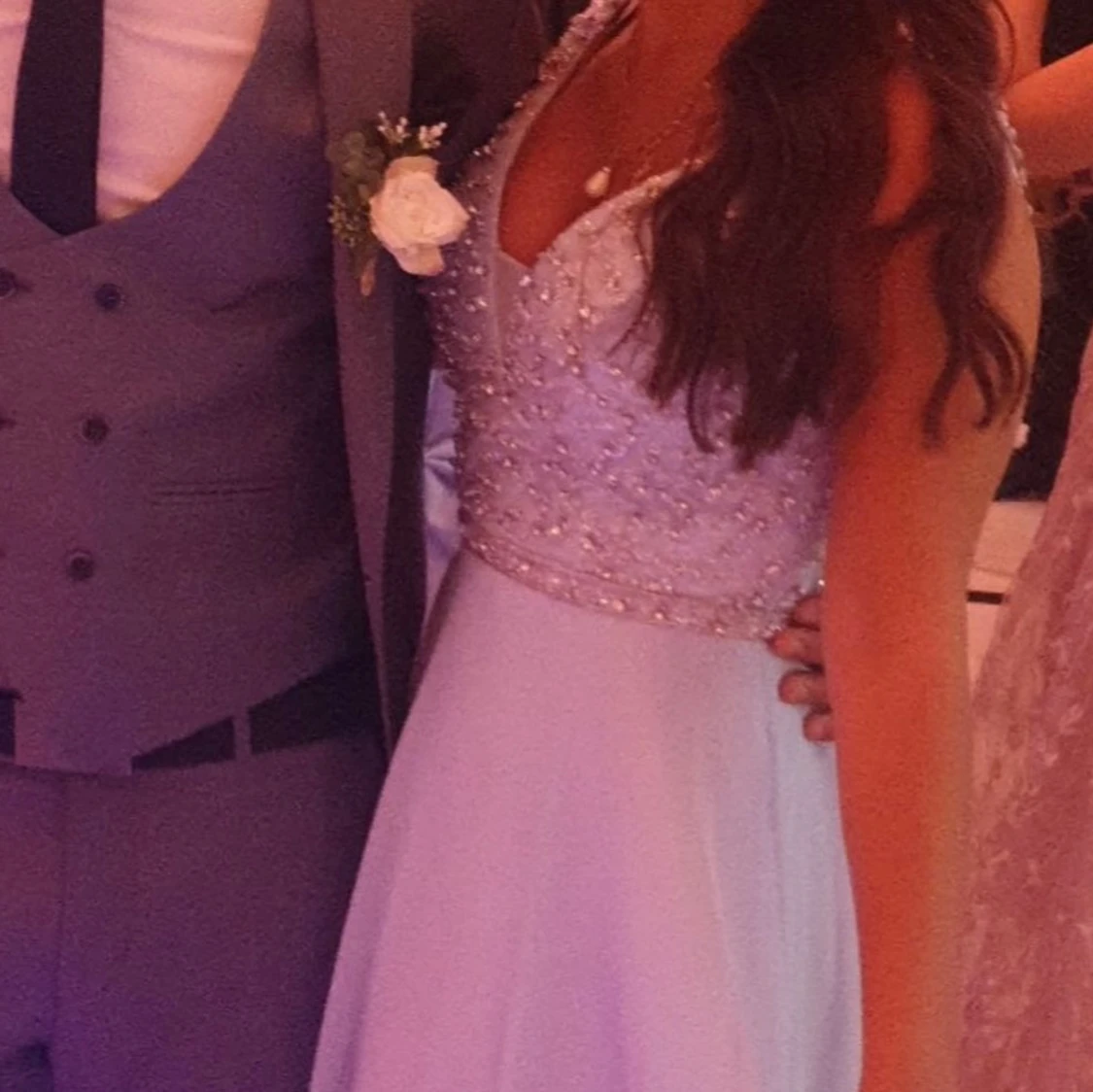 Blå balklänning beautyqeens - 3