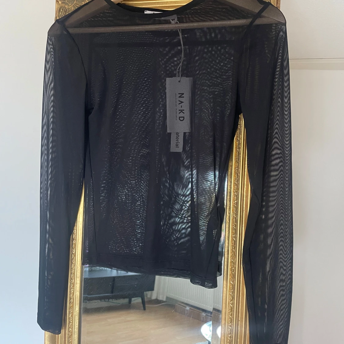 Svart meshtröja  - 1