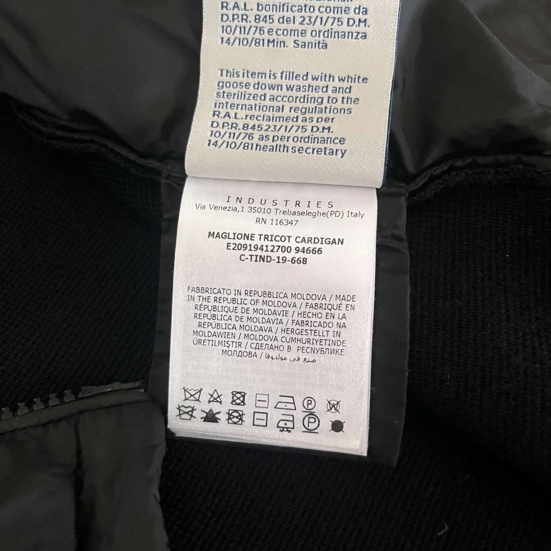 Svart quiltad jacka från Moncler - 3