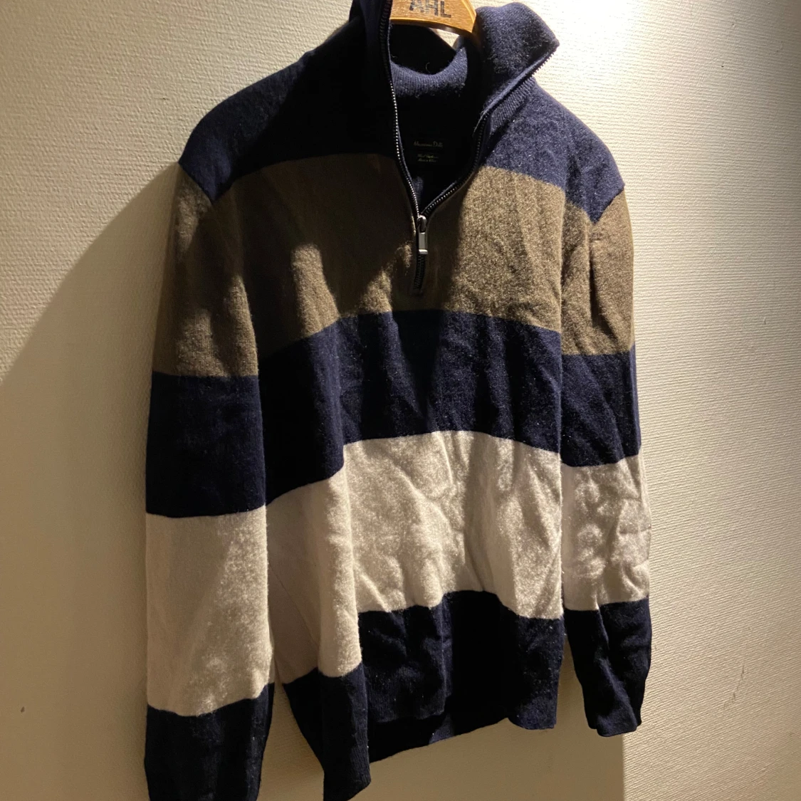 Brun/Blå/Vit Ziptröja från Massimo Dutti - 2