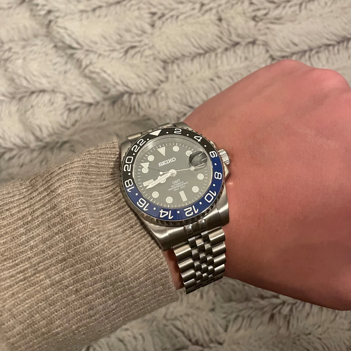 Seiko Mod Batman GMT 40mm - 1