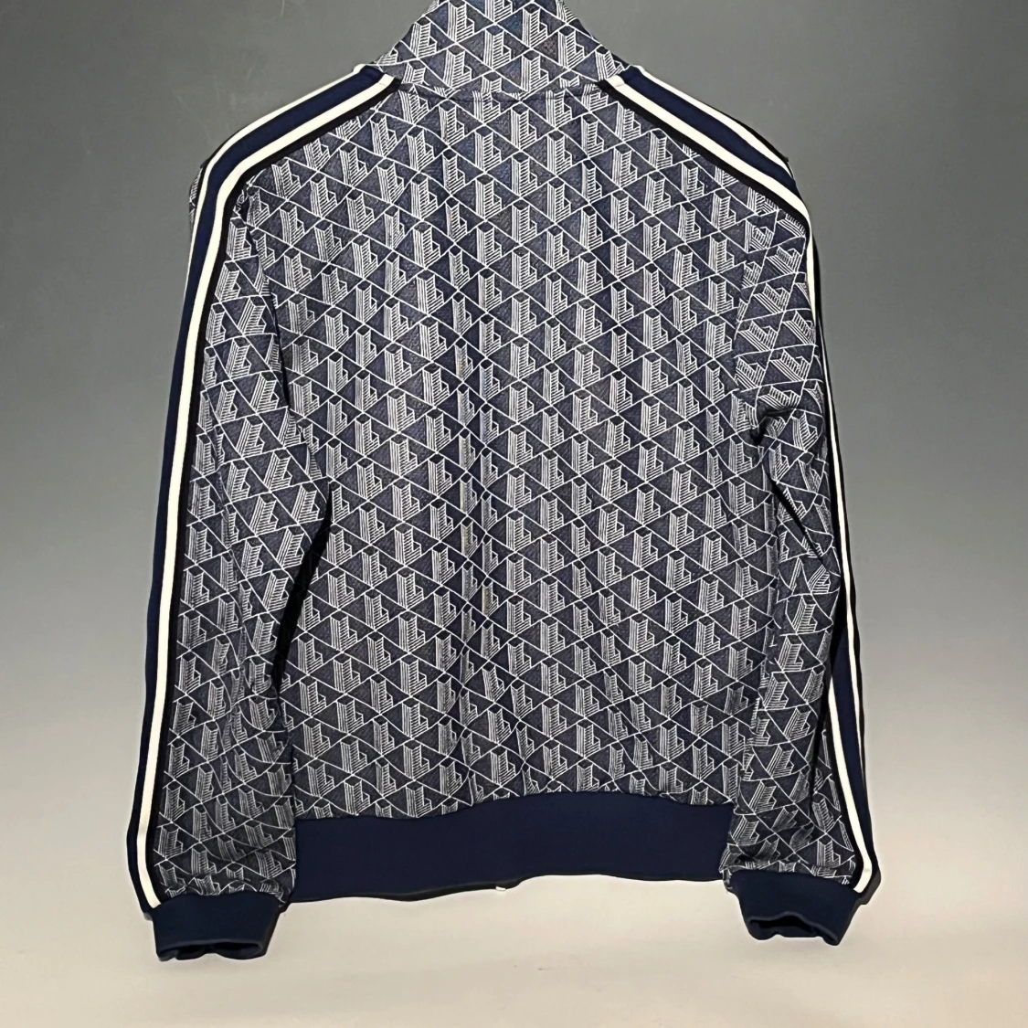 Lacoste monogram zip hoodie - 1