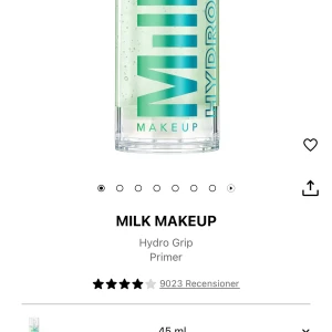 Milk Hydro Grip Primer - Endast testad två gånger, är med pump så hygienisk! Säljer pga av att den ej passar min hudtyp.