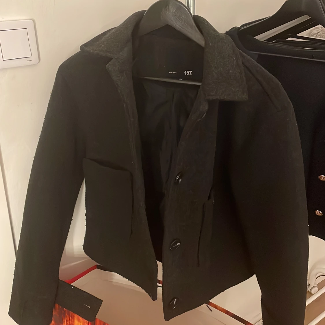 Svart kavaj/jacka med knappar