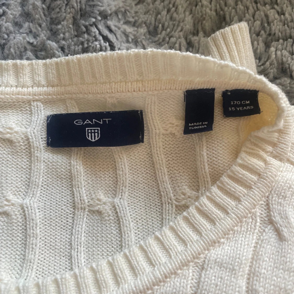 Cable knit sweatshirt gant - 90