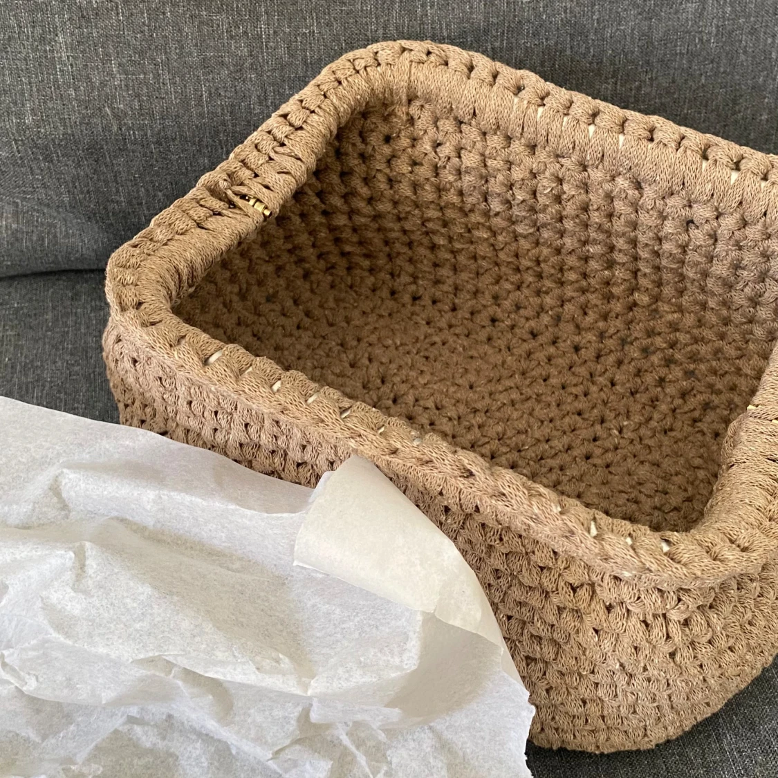 Mörkbeige clutch - 93