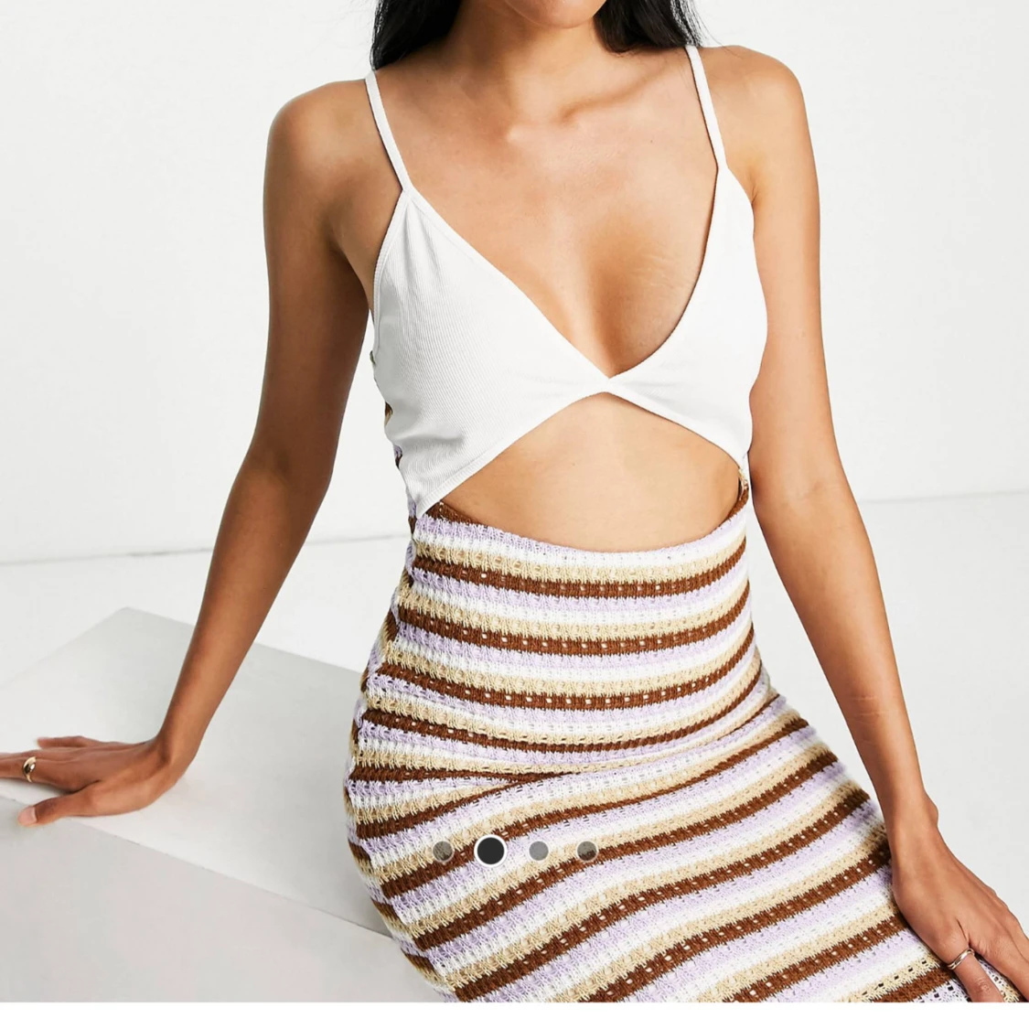 Midiklänning från asos