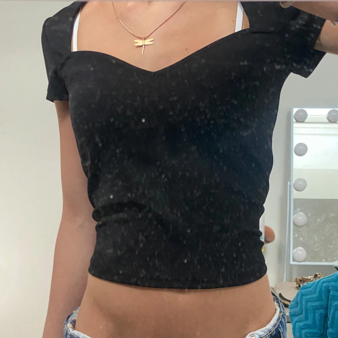 Svart topp från Gina Tricot - 90