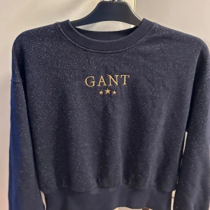 Gant tröja  - Mörkblå gant tröja med glitter 