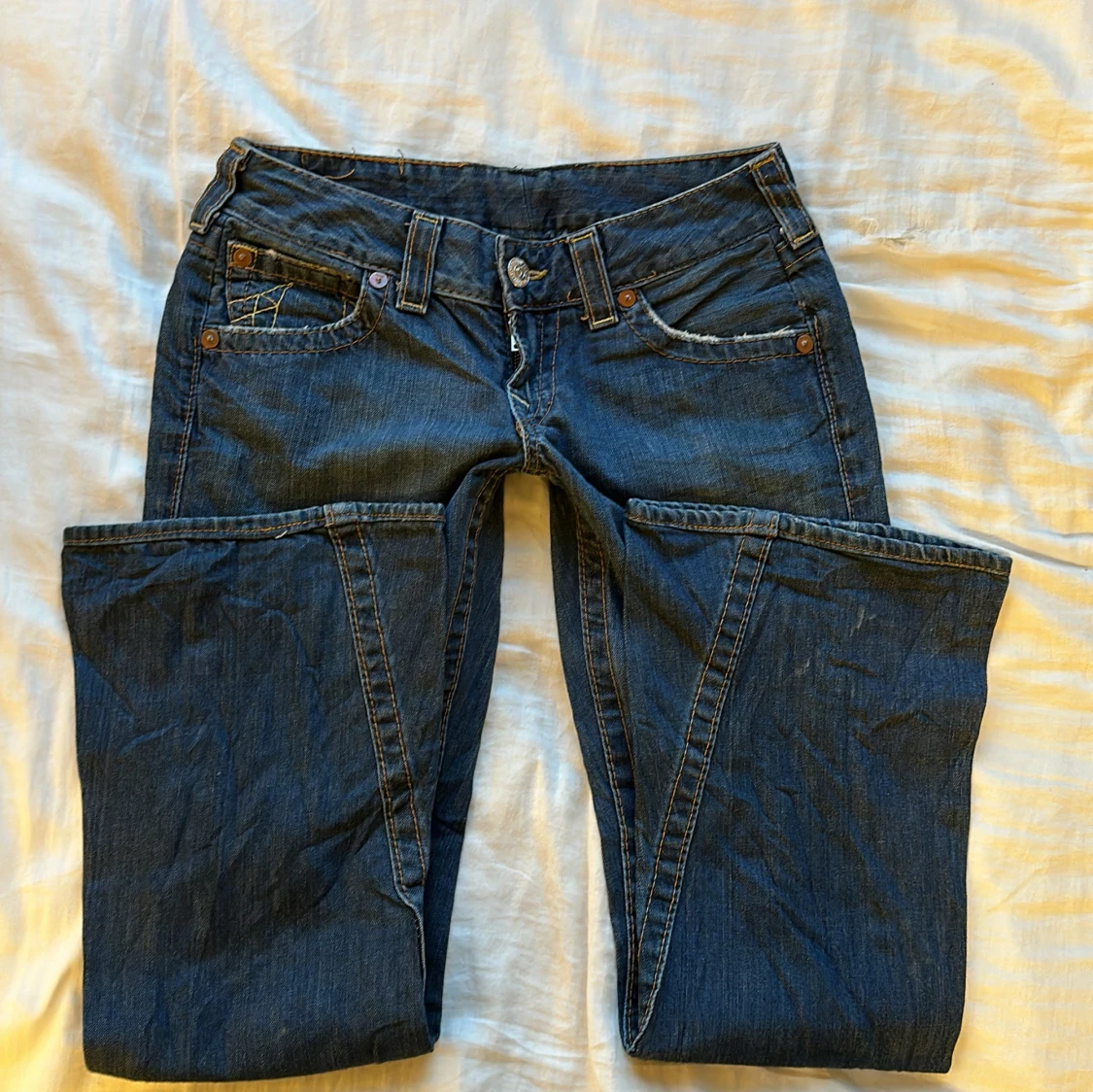 lågmidjde bootcut true religion jeans - 91
