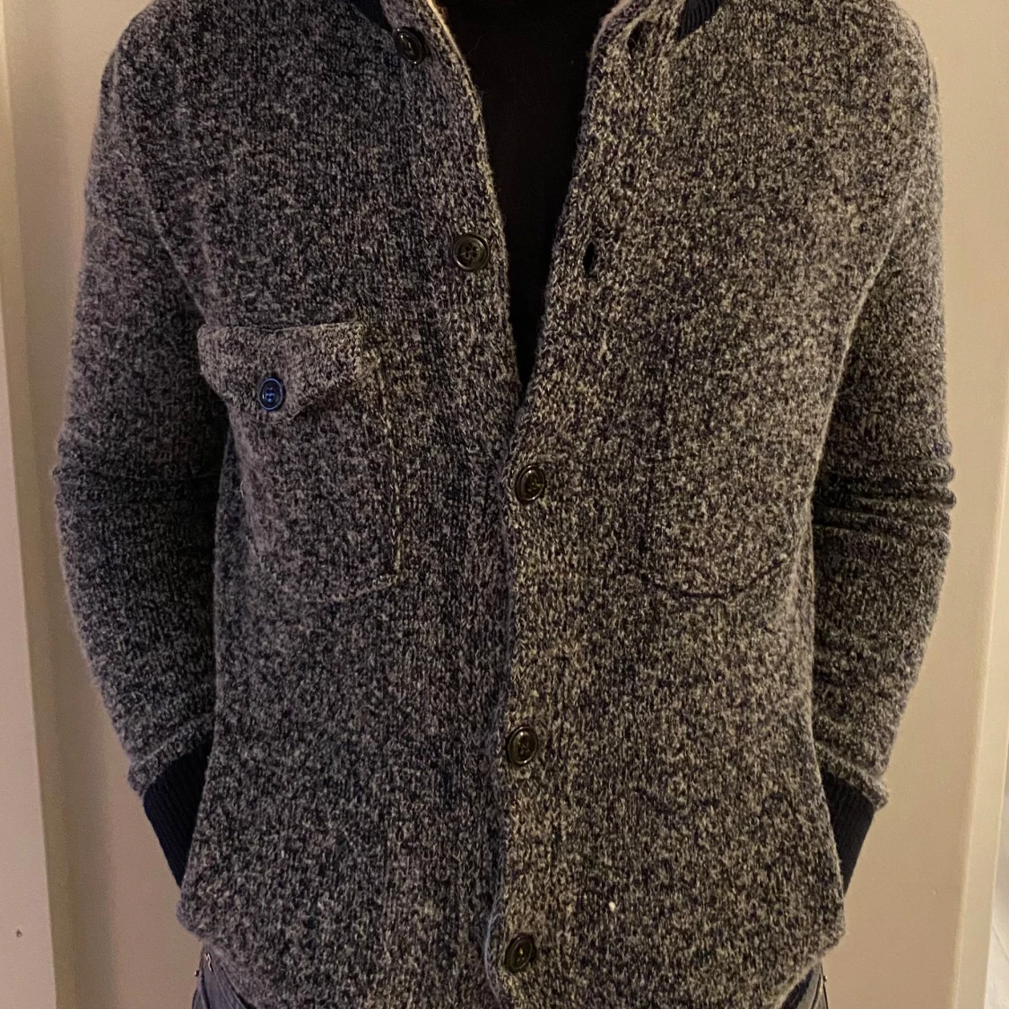 Grå kofta från Woolrich