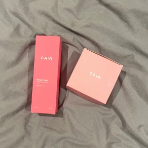 Caia produkter - Säljer nu dessa helt oanvända Caia produkter🎀det är deras ”Fresh start detox schampoo” och ”Care souffle Hair mask”. Både är helt oanvända men öppnade kartongerna för att se hur själva förpackningarna såg ut! Nypriset för båda är 530kr. Hör av dig vid frågor💕