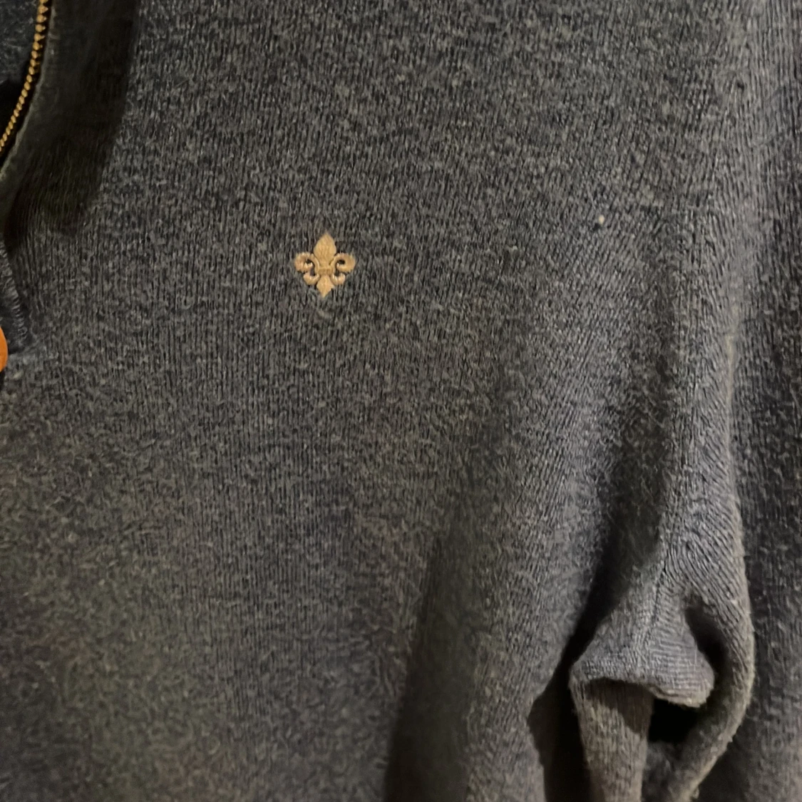 Blå Morris half zip  - 90