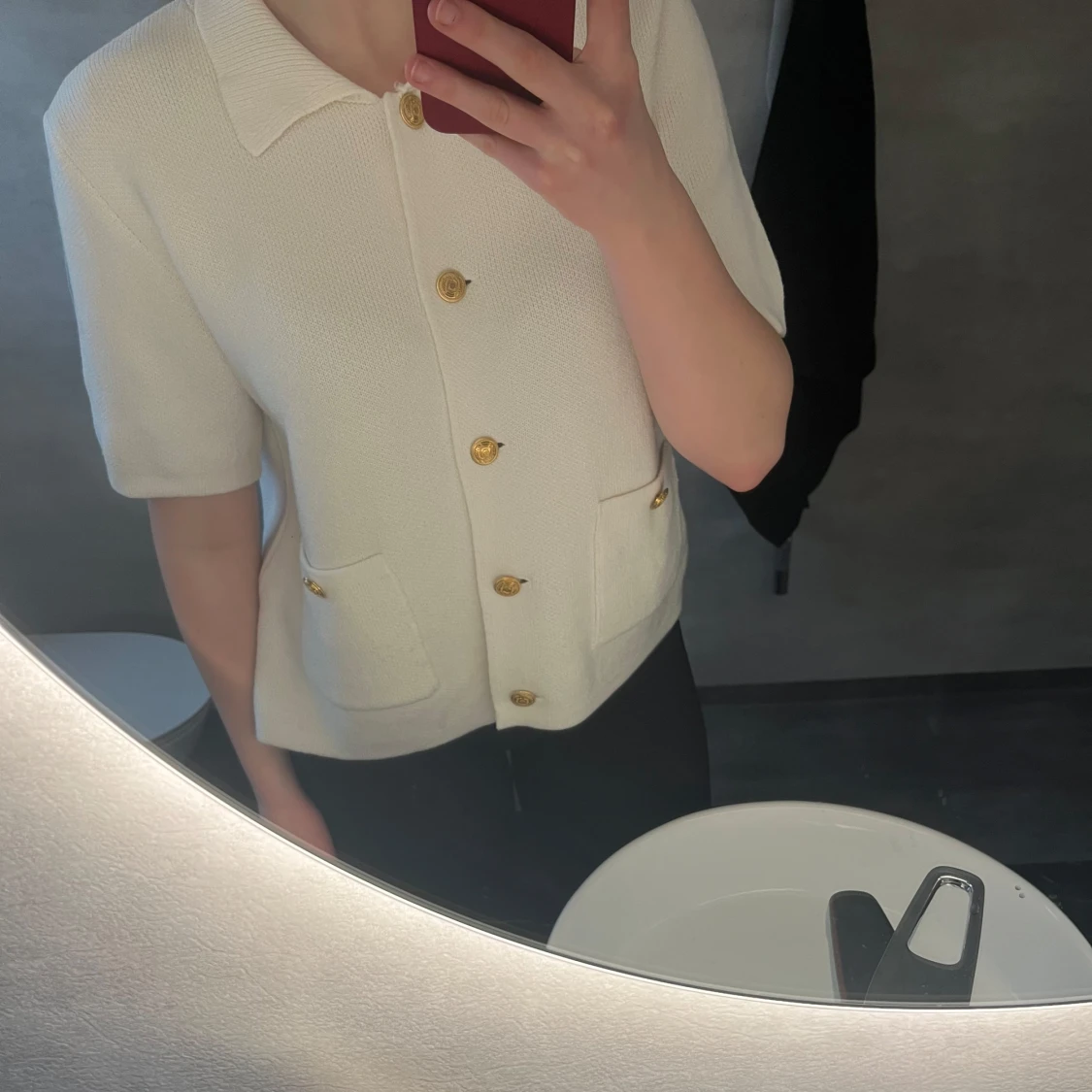 Vit topp från Zara  - 90