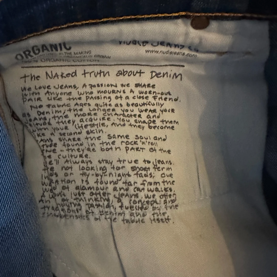 Nudie jeans svarta, W29 L32 - 92