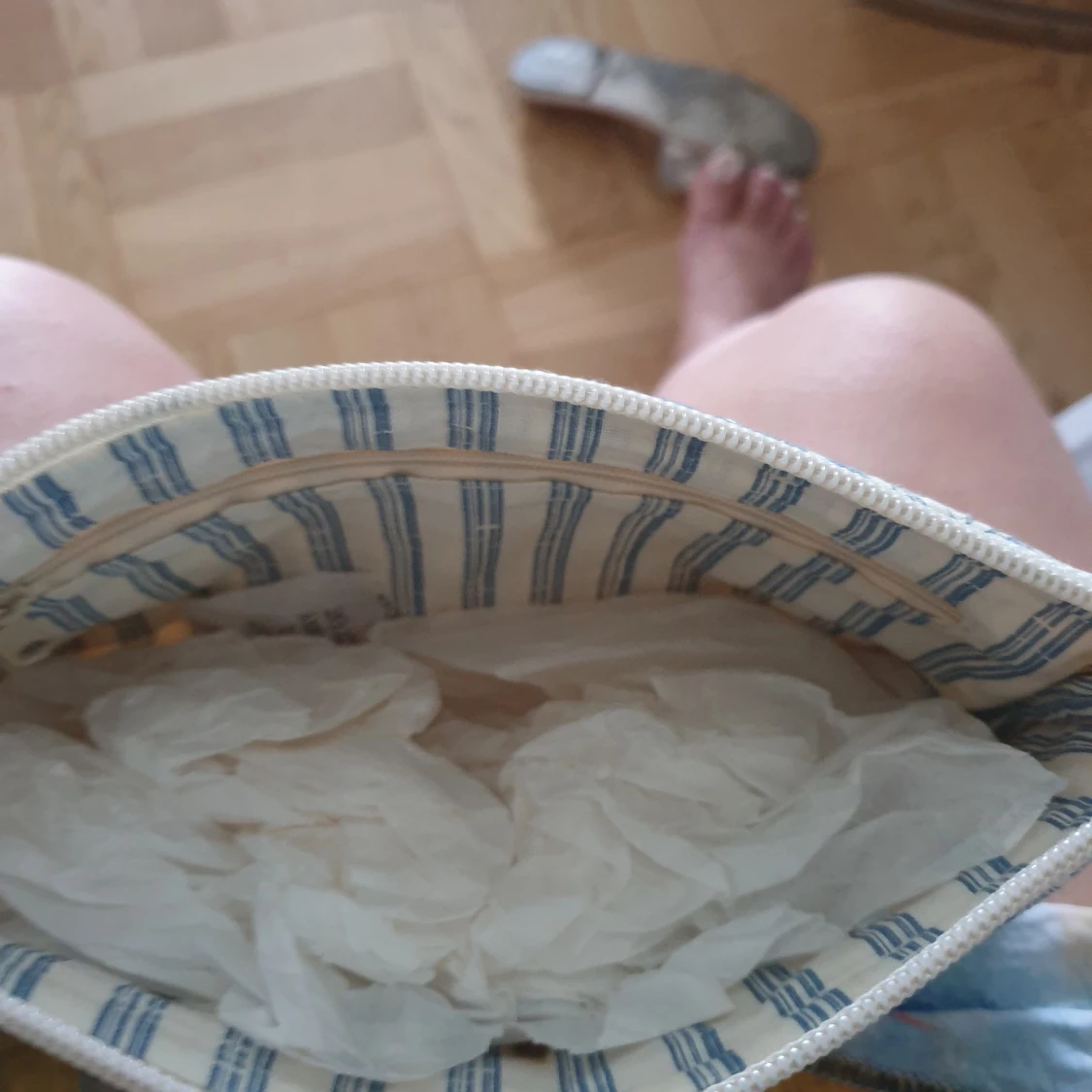 Quiltad blommig väska från G&C Denmark - 3