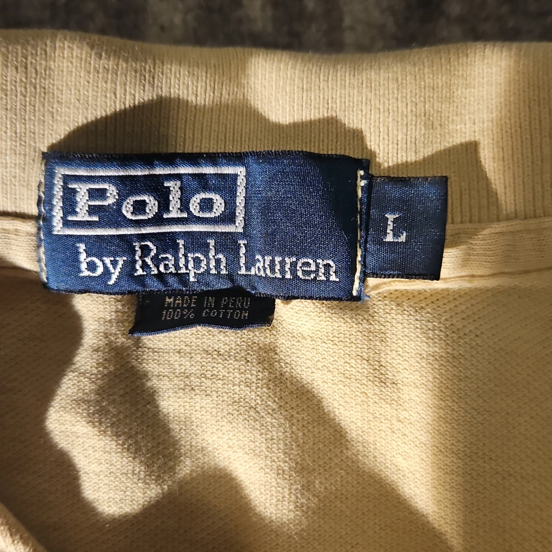 Beige pikétröja från Ralph Lauren - 2
