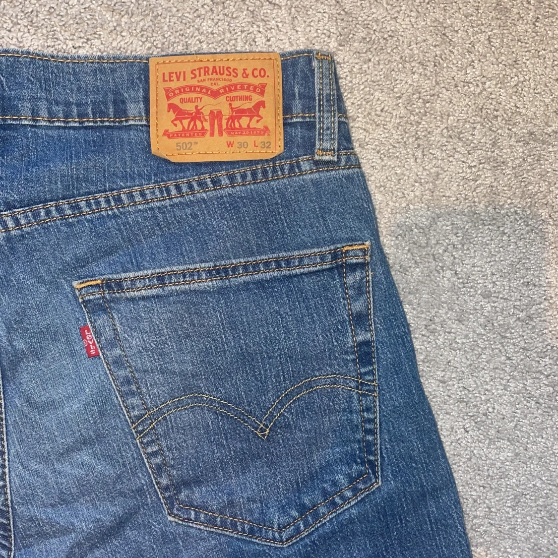 Levi’s 502 blå jeans - 4
