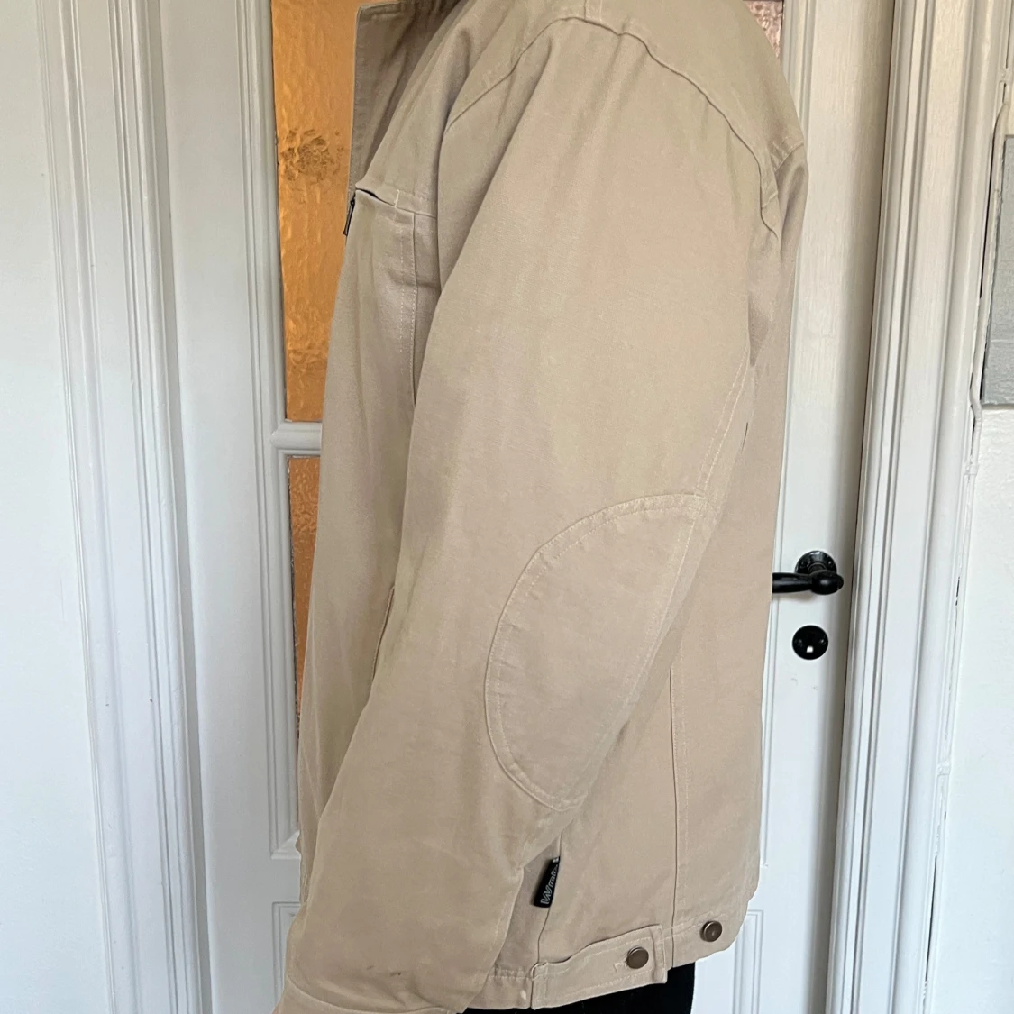 Beige bomullsjacka - 1