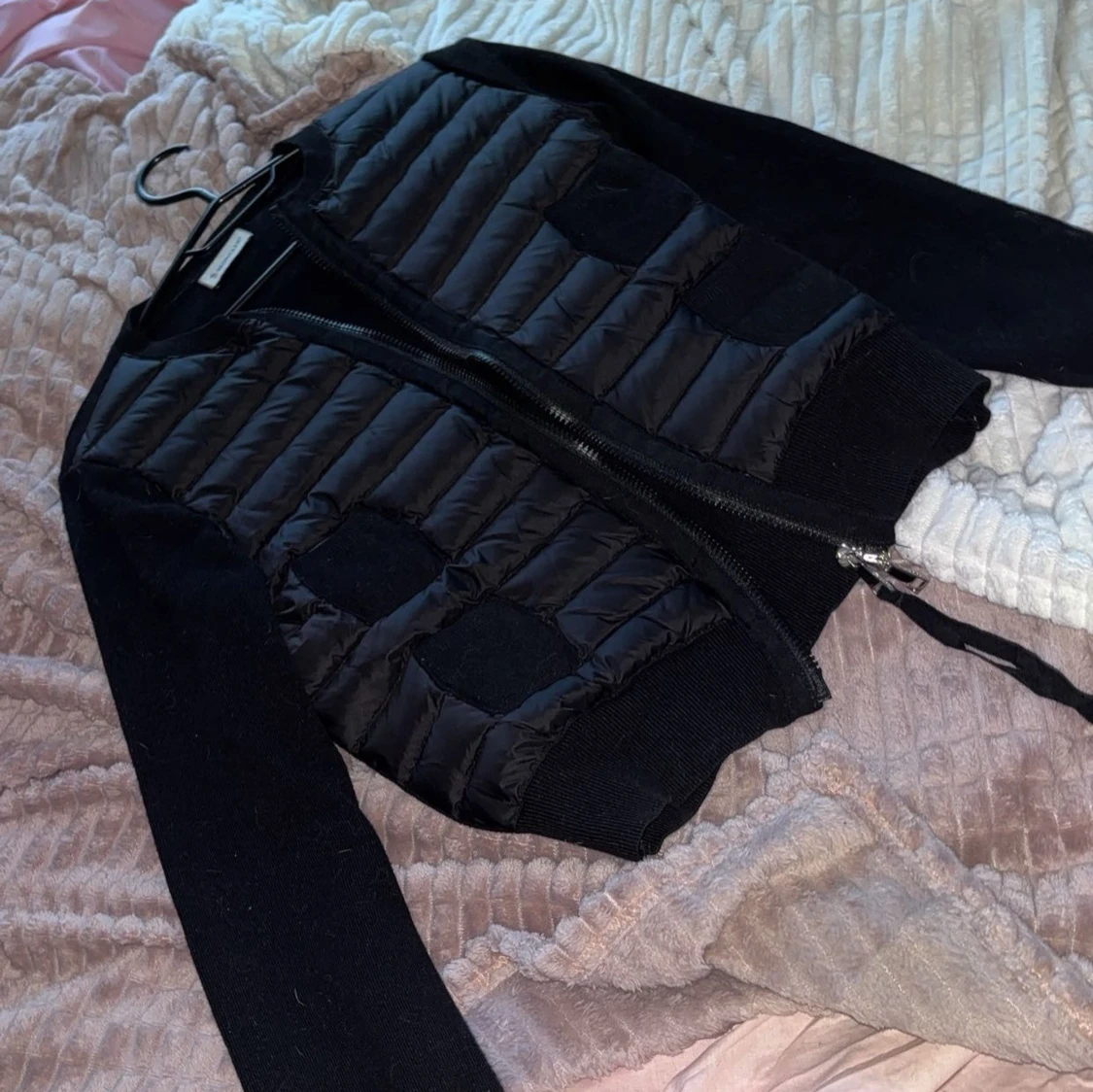 Svart moncler cardigan