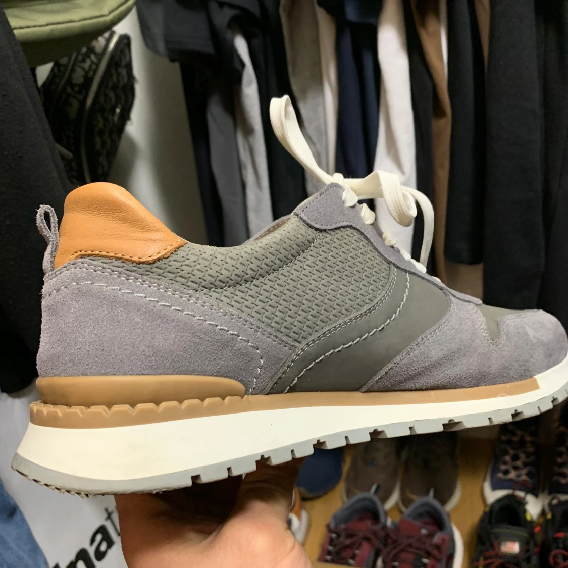 Grå sneakers från No Stress - 2