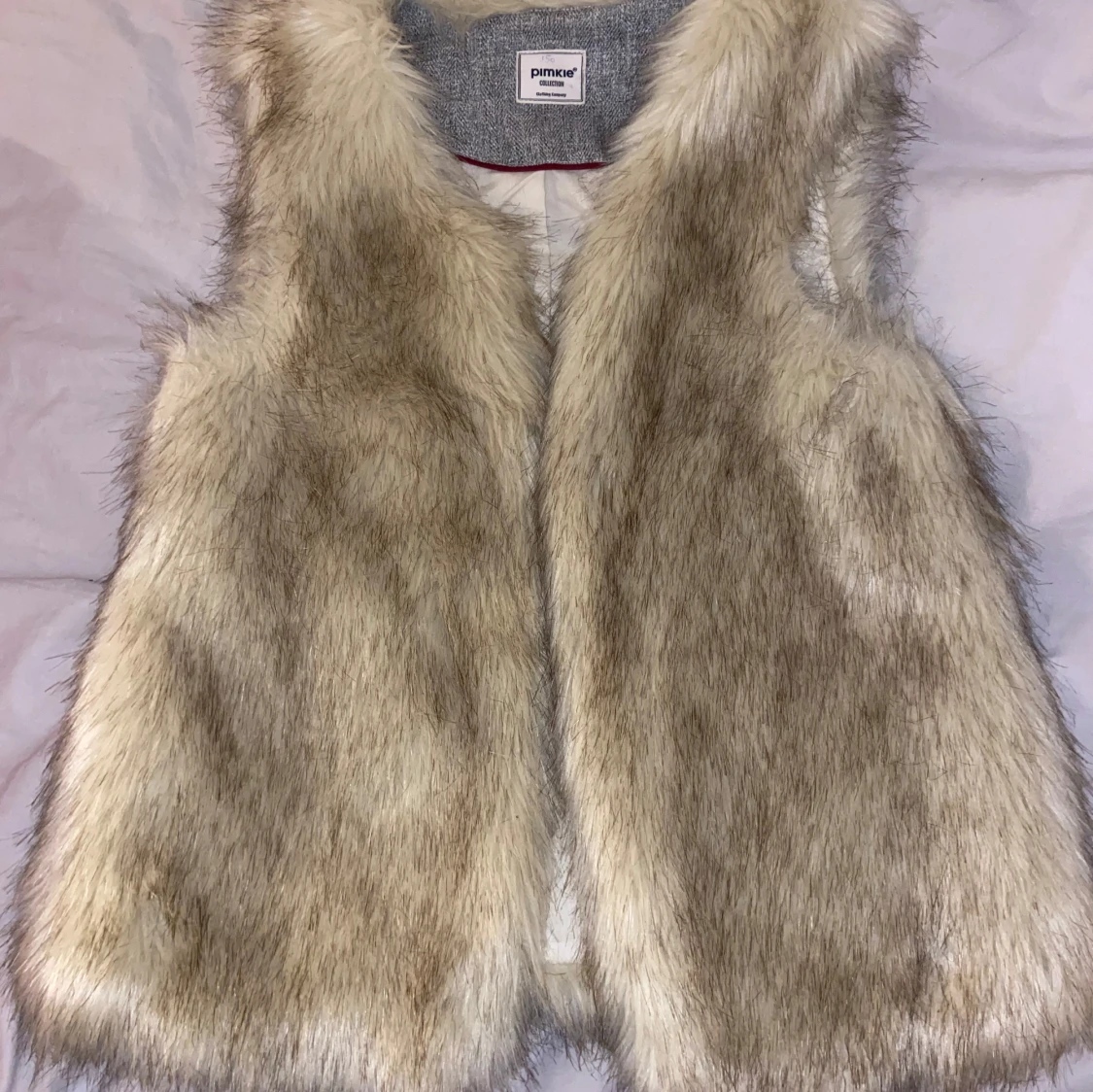 Beige pälsväst från Pimkie - 1
