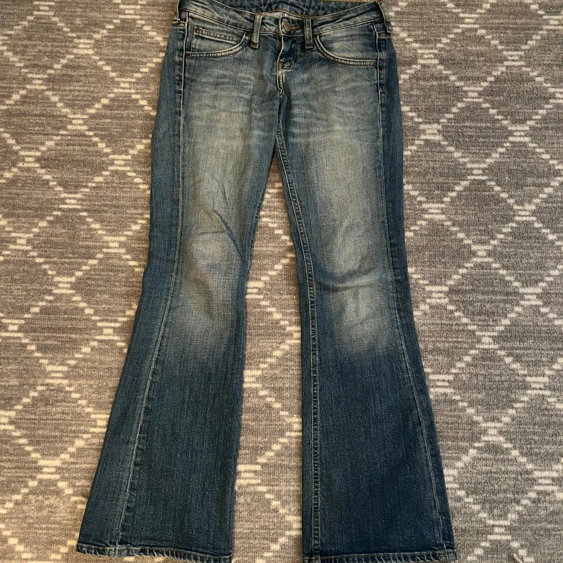 Blå bootcut jeans från Lee