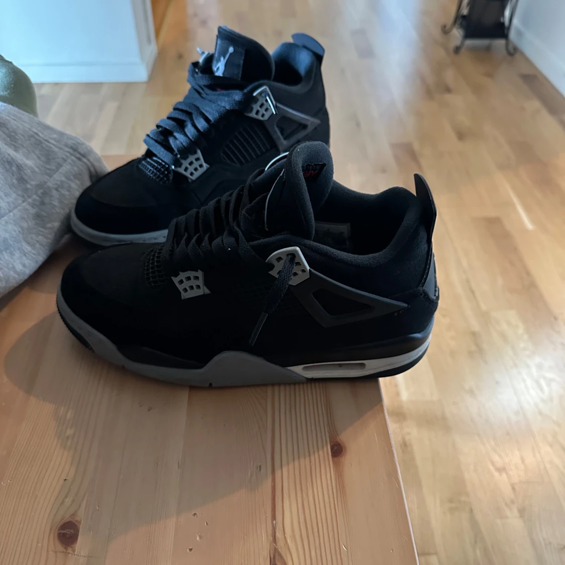 Jordan 4 black canvas